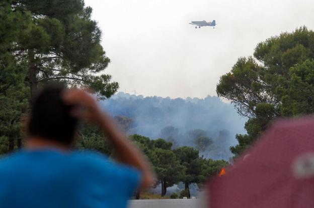 Imagen un incendio que hubo ese mismo año en otro paraje de la Costa.