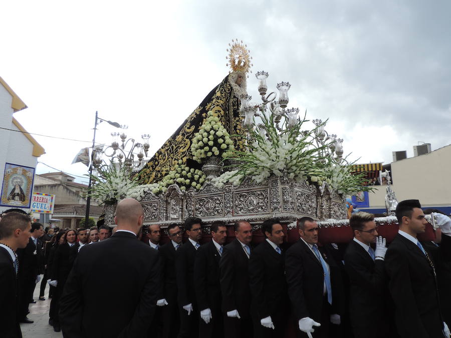 En la procesión figuraban representaciones de más de una decena de hermandades de la provincia y, durante todo el recorrido no dejaron de producirse momentos de emoción entre los devotos