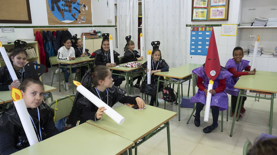 La cita cofrade infantil de este barrio fue muy participativa