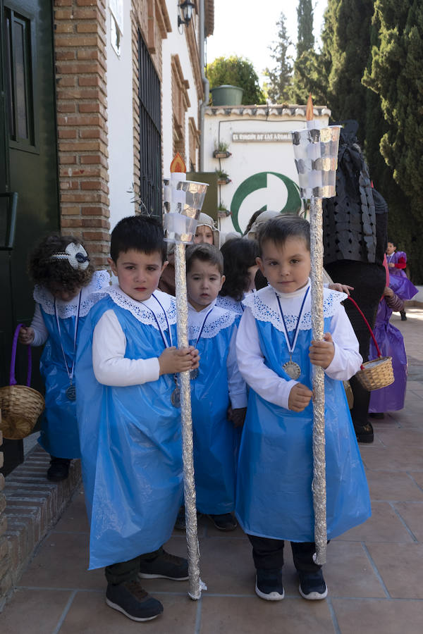 La cita cofrade infantil de este barrio fue muy participativa