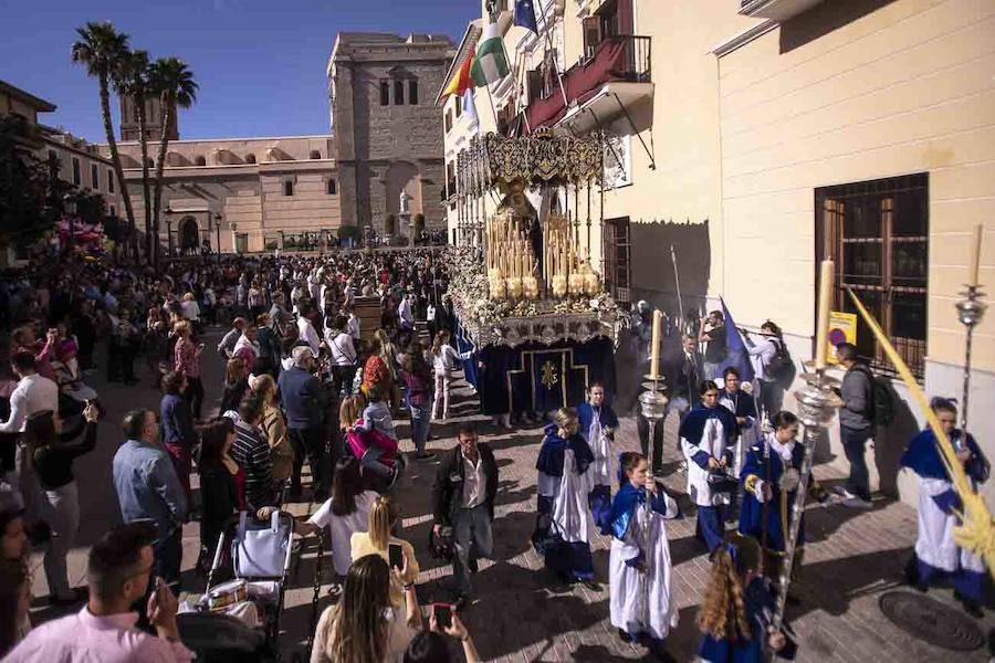 La procesión ha sido la primera en salir en la Semana Santa local