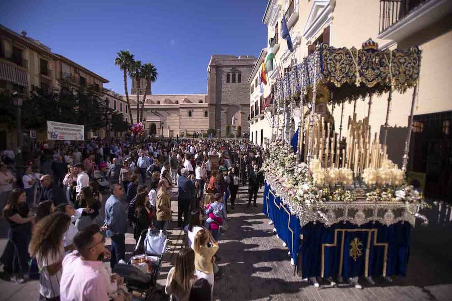 La procesión ha sido la primera en salir en la Semana Santa local