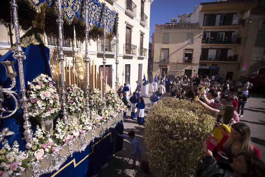 La procesión ha sido la primera en salir en la Semana Santa local