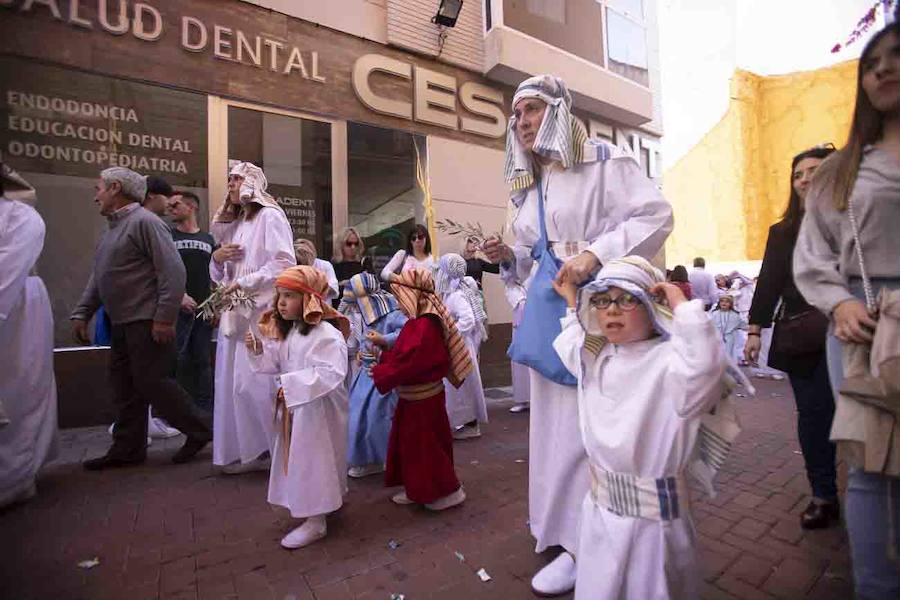 La procesión ha sido la primera en salir en la Semana Santa local