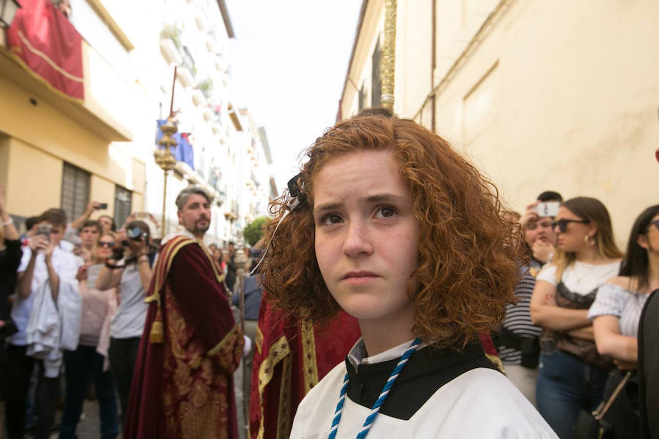 Una de las cofradías más señeras del barrio ha procesionado hoy 