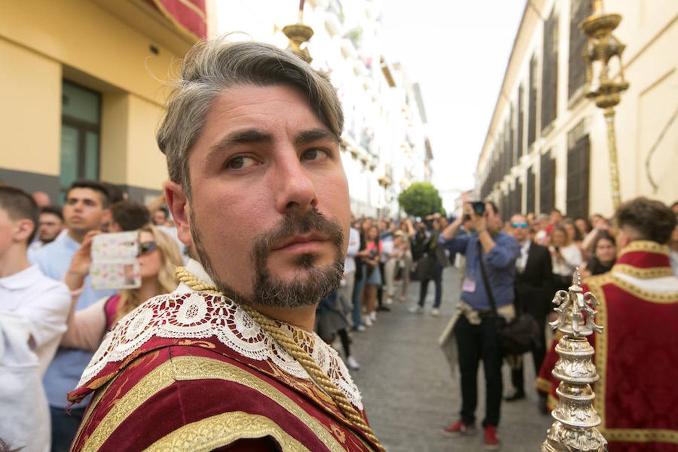 Una de las cofradías más señeras del barrio ha procesionado hoy 