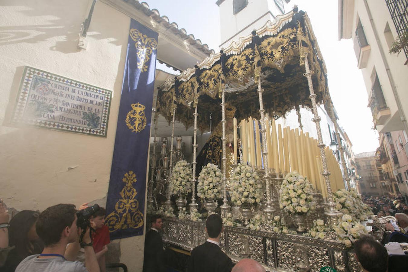 Una de las cofradías más señeras del barrio ha procesionado hoy 