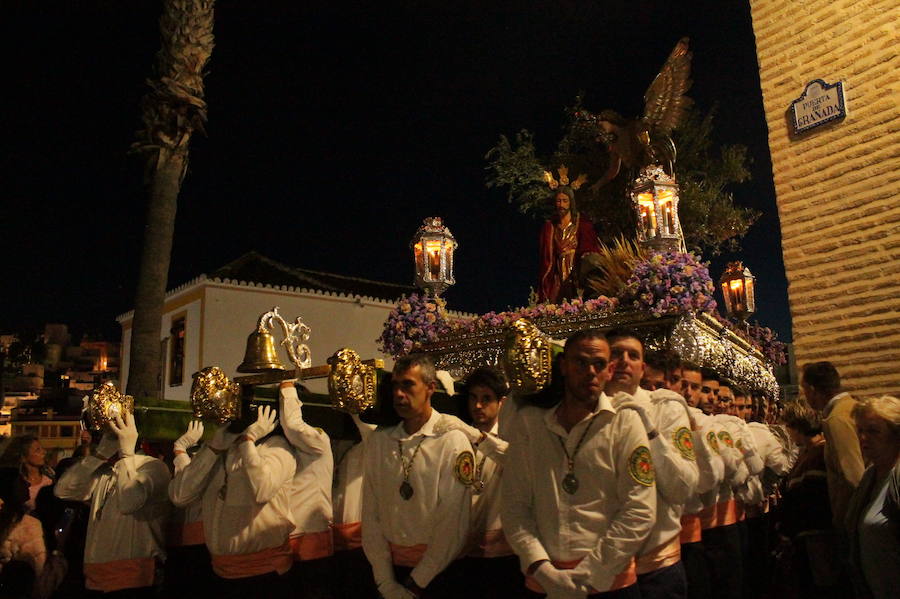 Los Antiguos Caballeros Legionarios de Torremolinos y la Banda de la Encarnación completan el cortejo que este año supera las 250 personas