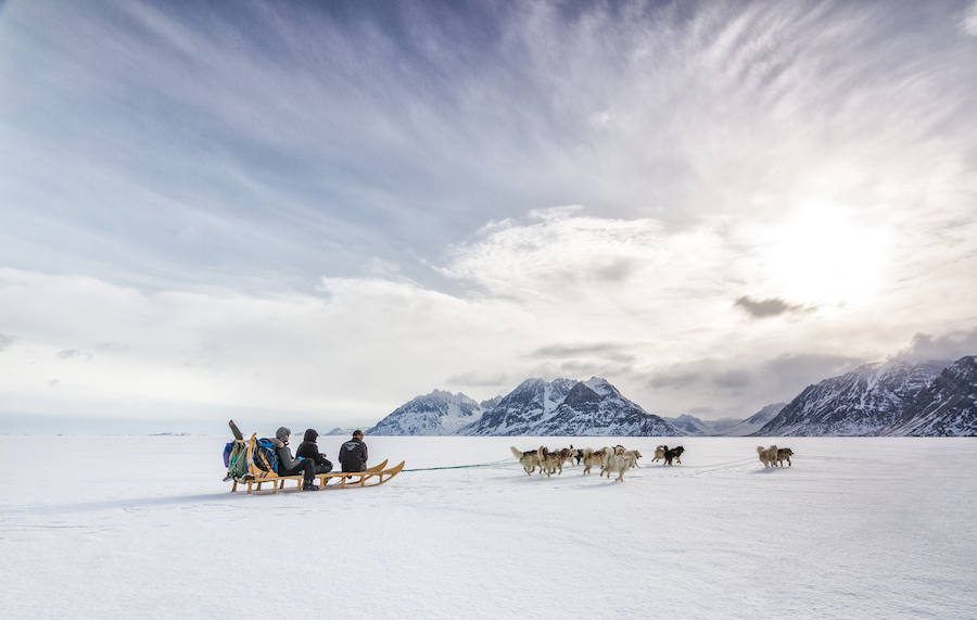 Recopilación de fotografías tomadas durante la expedición granadina de la fundación Paralelo 70 a Groenlandia. Puedes  leer el reportaje aquí