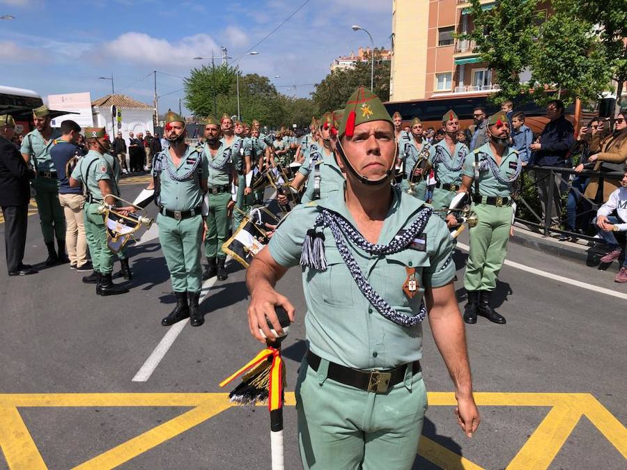 Los legionarios estarán esta tarde tras la cruz de guía de la cofradía de los Ferroviarios