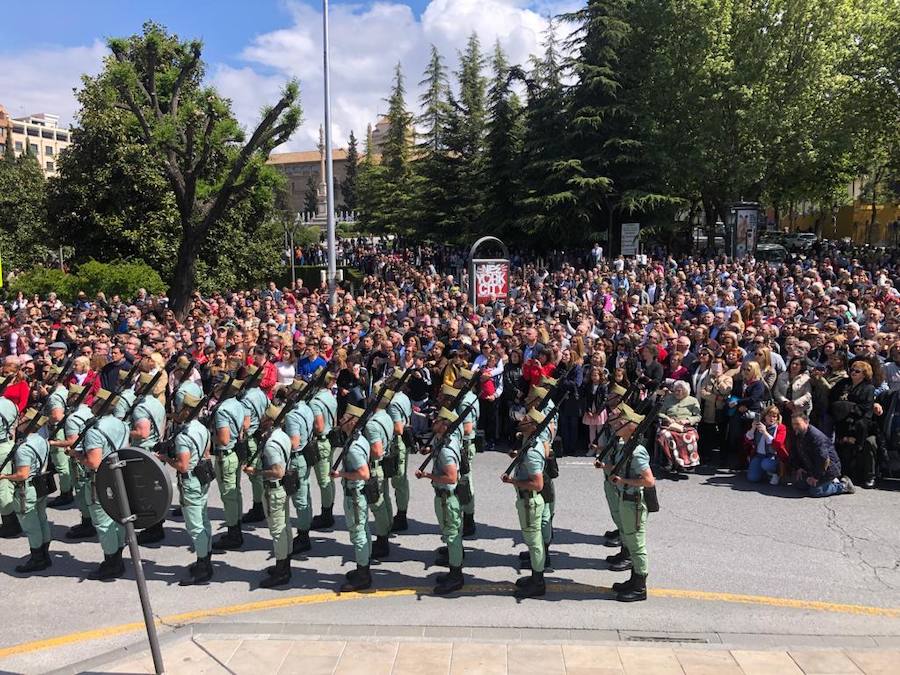 Los legionarios estarán esta tarde tras la cruz de guía de la cofradía de los Ferroviarios