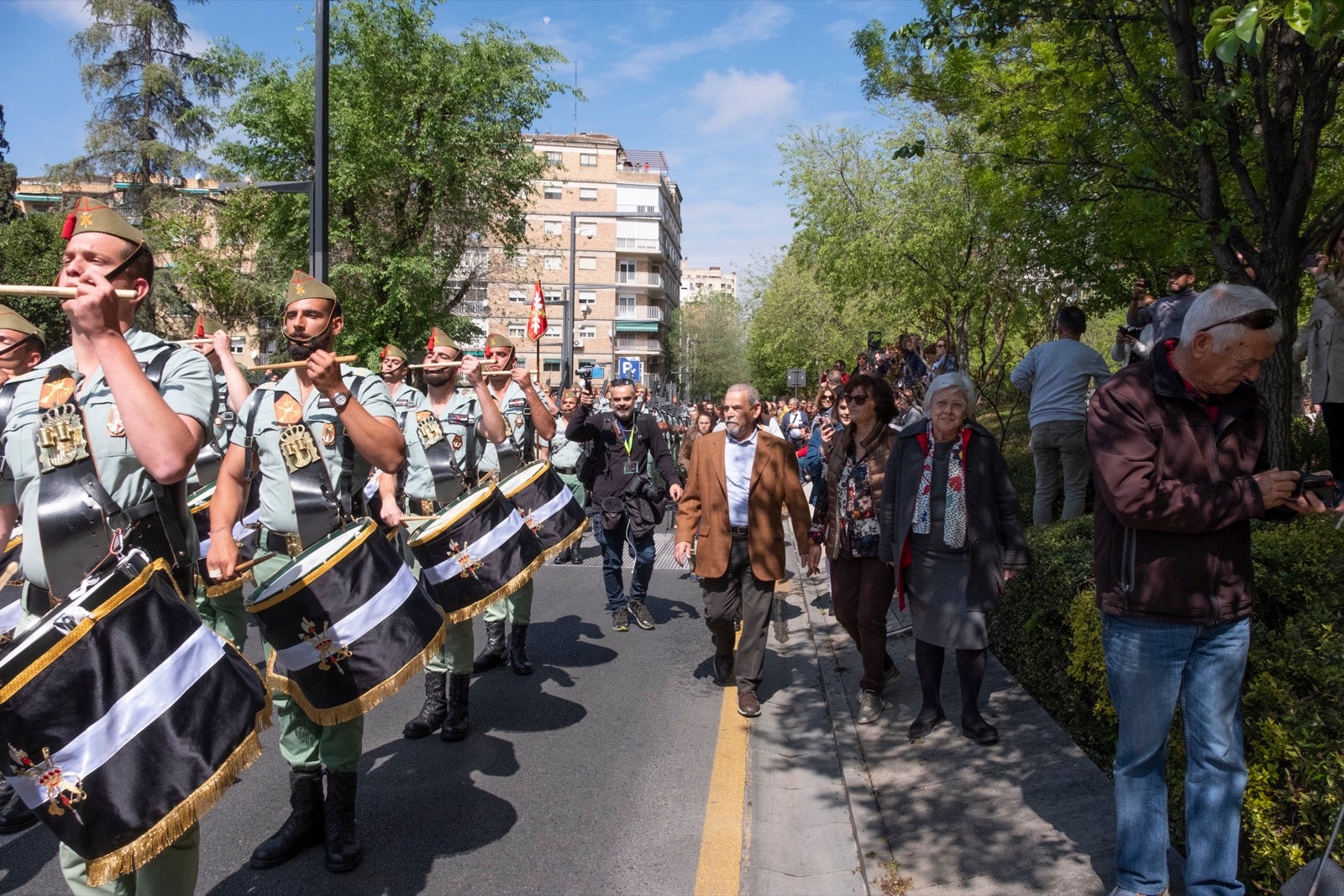 Los legionarios estarán esta tarde tras la cruz de guía de la cofradía de los Ferroviarios