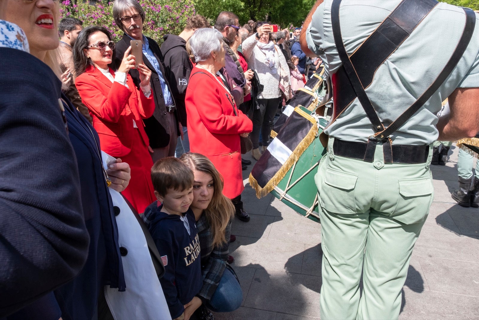 Los legionarios estarán esta tarde tras la cruz de guía de la cofradía de los Ferroviarios