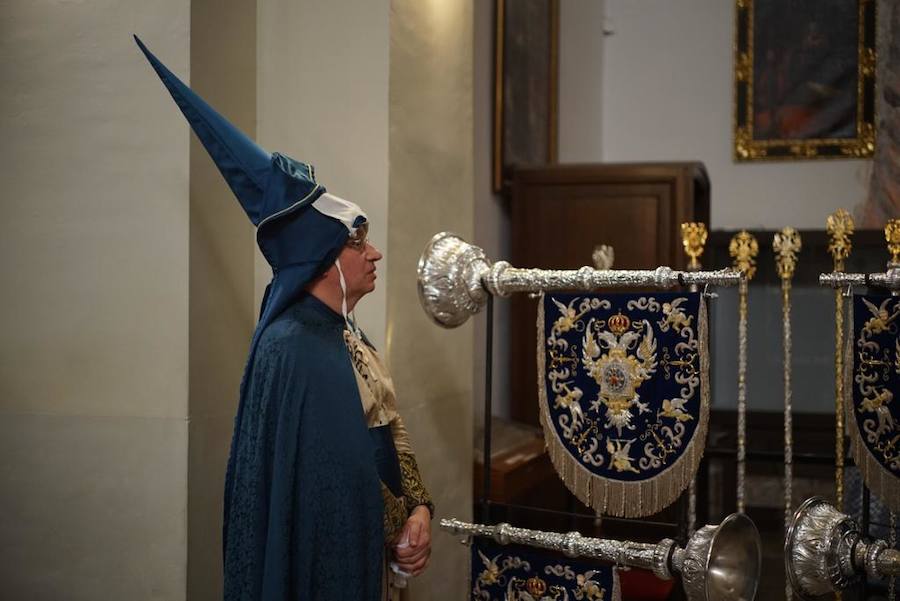 La lluvia olbigó a la Alhambra a quedarse en su templo