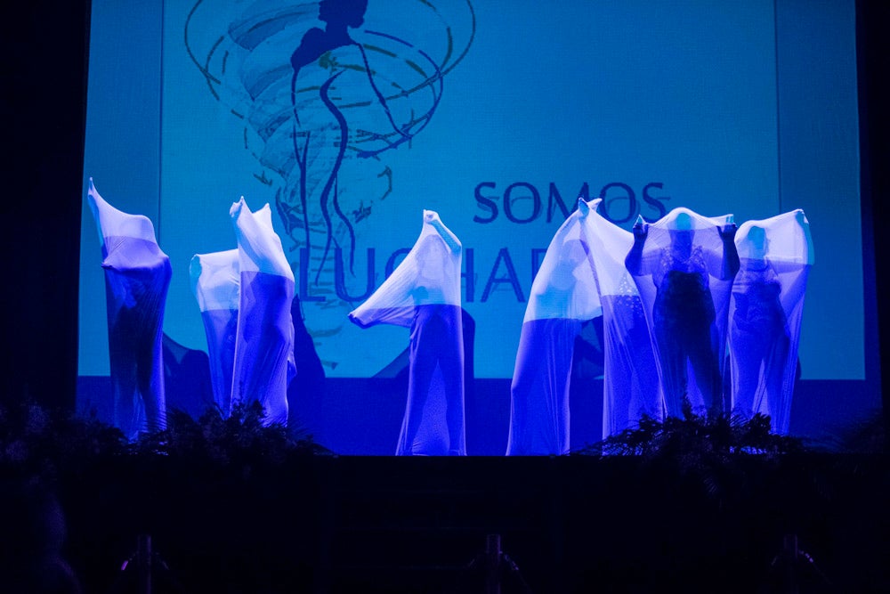 Con el silencio de la sala, en la pantalla se pudieron ver las imágenes de las modelos mostrando sus pechos o, mejor dicho, la falta de ellos en muchos casos. Son mujeres que han padecido cáncer de mama y que querían mostrarse así, al natural. Modelos veteranas, como Nani Aguilar, Antonia Rueda, Cristina Alonso, Conchi Ruiz, Elena Velayos, Lourdes Cabrera, Merce Garzón que se incorporaba este año; junto a la presidenta de AMAMA, Encarna Guerrero. Hubo un recuerdo para Mari Carmen Jiménez, que falleció recientemente.