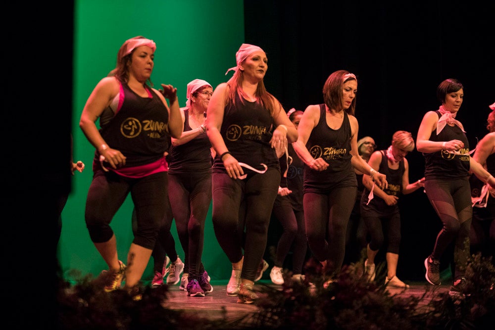 Con el silencio de la sala, en la pantalla se pudieron ver las imágenes de las modelos mostrando sus pechos o, mejor dicho, la falta de ellos en muchos casos. Son mujeres que han padecido cáncer de mama y que querían mostrarse así, al natural. Modelos veteranas, como Nani Aguilar, Antonia Rueda, Cristina Alonso, Conchi Ruiz, Elena Velayos, Lourdes Cabrera, Merce Garzón que se incorporaba este año; junto a la presidenta de AMAMA, Encarna Guerrero. Hubo un recuerdo para Mari Carmen Jiménez, que falleció recientemente.