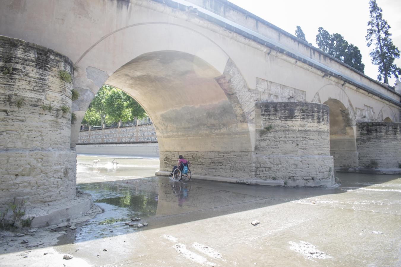 El rio Genil se llena de personas con la llegada del buen tiempo.