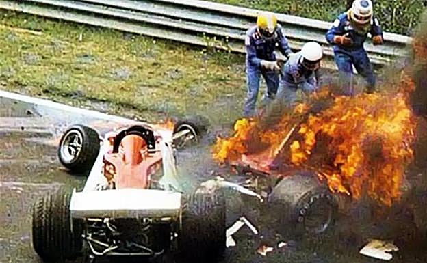 Así fue el trágico accidente de Niki Lauda