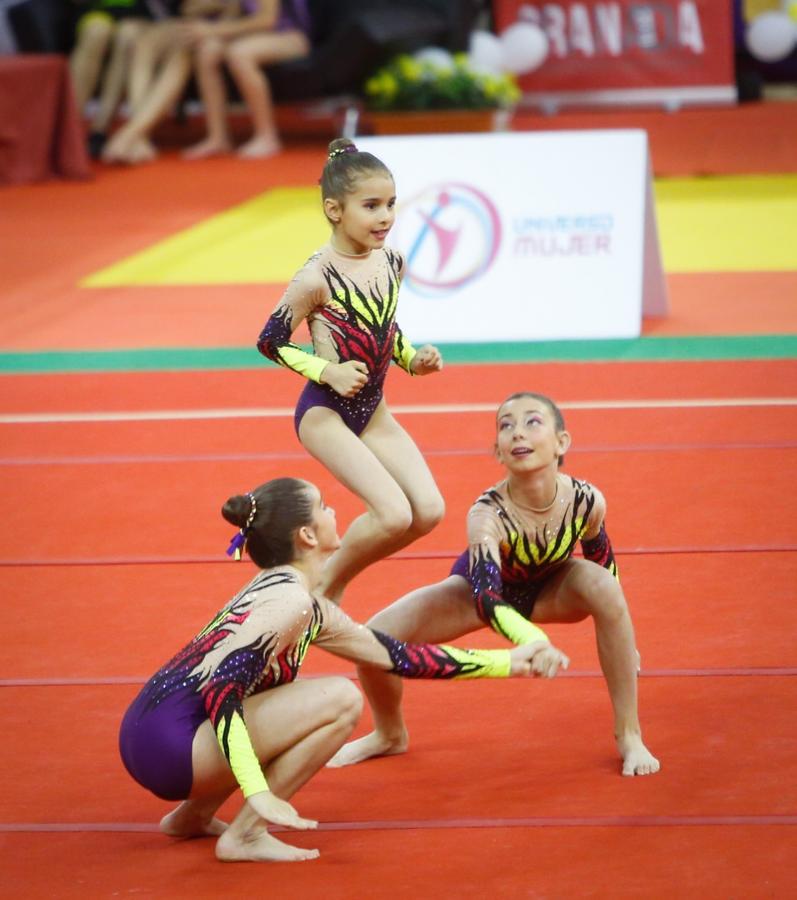 Durante los días 31 de mayo, 1 y 2 de junio 2019 se celebra el «Campeonato de España de Gimnasia Acrobática» organizado entre la Federación Española de Gimnasia y la Federación Andaluza de Gimnasia.Un evento que reúne a mas de 700 gimnastas de la acrobática de los diferentes puntos de España. Un evento único para disfrutar de un espectáculo deportivo con la familia y amigos