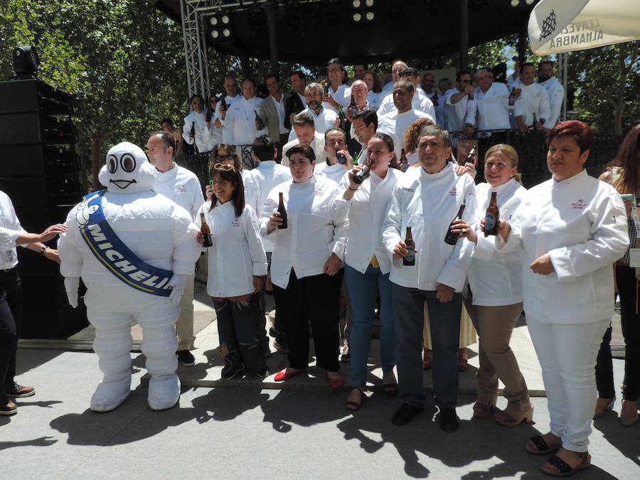 El certamen de Cervezas Alhambra acogió la entrega de Bib Gourmand Andalucía 2019, de Michelín