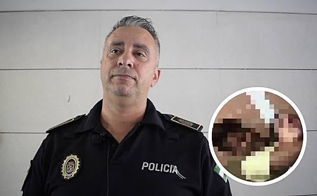 El agente José Manuel La Chica narra a IDEAL cómo fue su charla a los alumnos implicados en el 'juego de la muerte'.