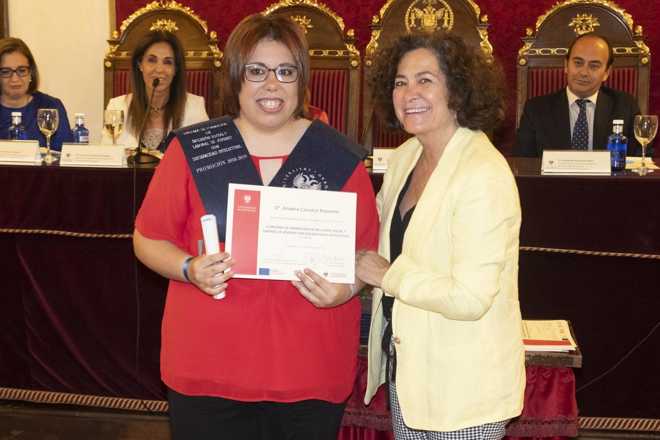 17 jóvenes con discapacidad intelectual finalizan su formación en la UGR