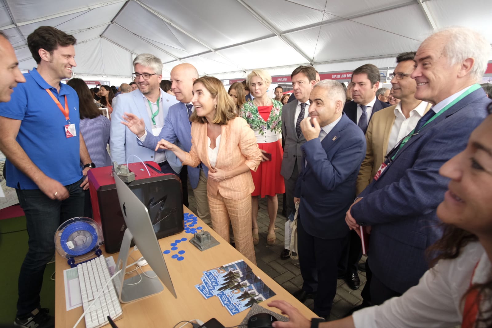 El consejero de Educación y Deporte y la consejera de Empleo, Formación y Trabajo Autónomo inauguran esta Feria en la que participan 500 estudiantes de 4º de ESO