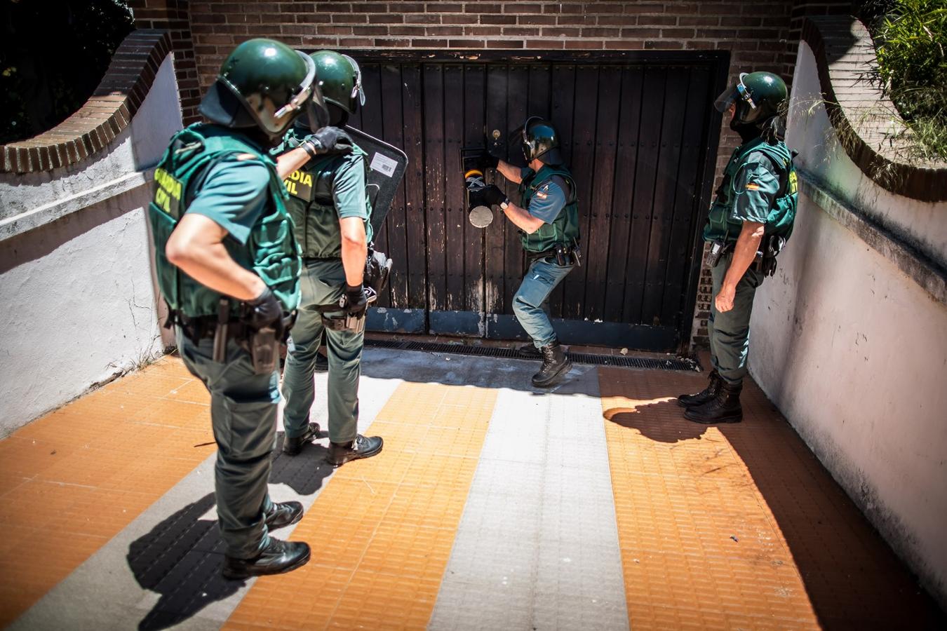 Operación de la Guardia civil contra los cultivos de marihuana