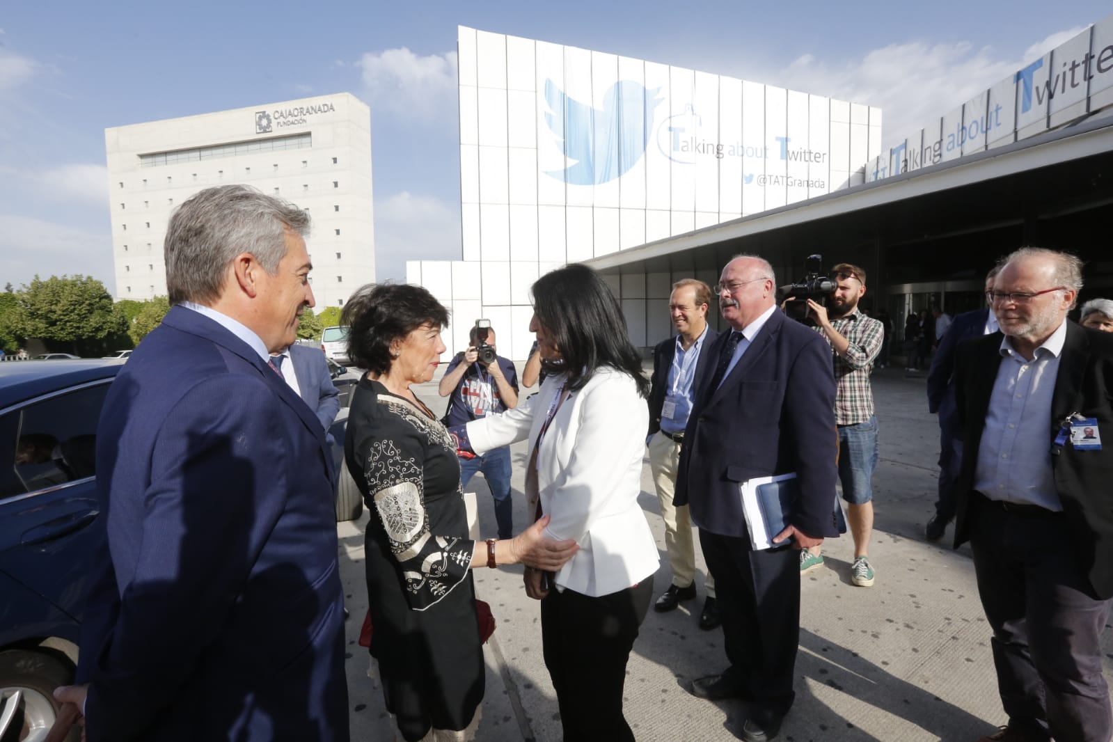 La ministra llega al Parque de las Ciencias para inaugurar #TATGranada19