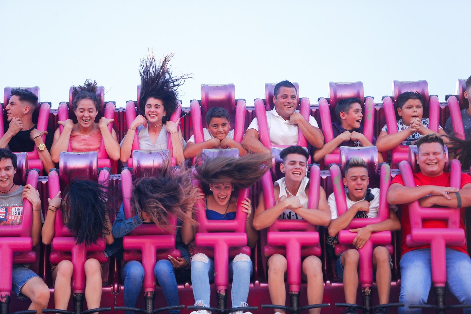 Fotos: Martes de columpios en el ferial