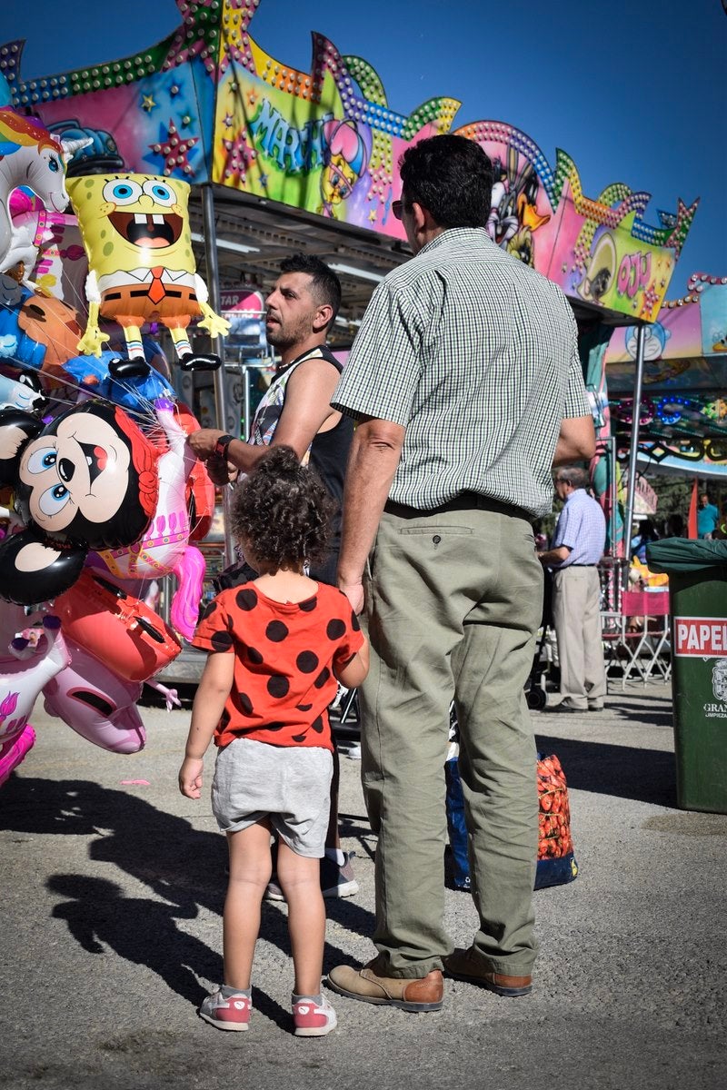 Fotos: Martes de columpios en el ferial