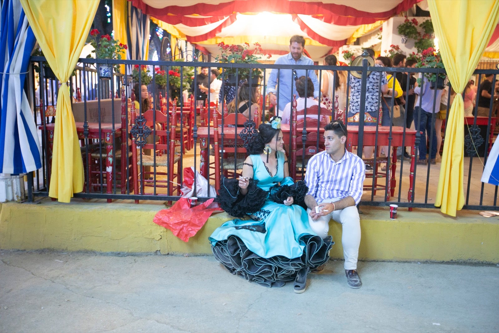 El festivo de la feria de Granada se hizo sentir en el recinto de Almanjáyar