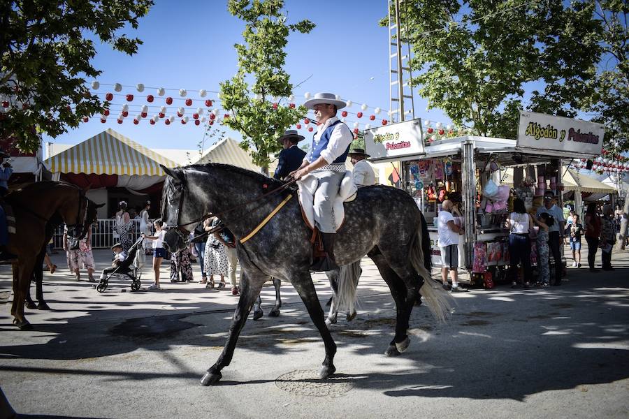 El festivo de la feria de Granada se hizo sentir en el recinto de Almanjáyar