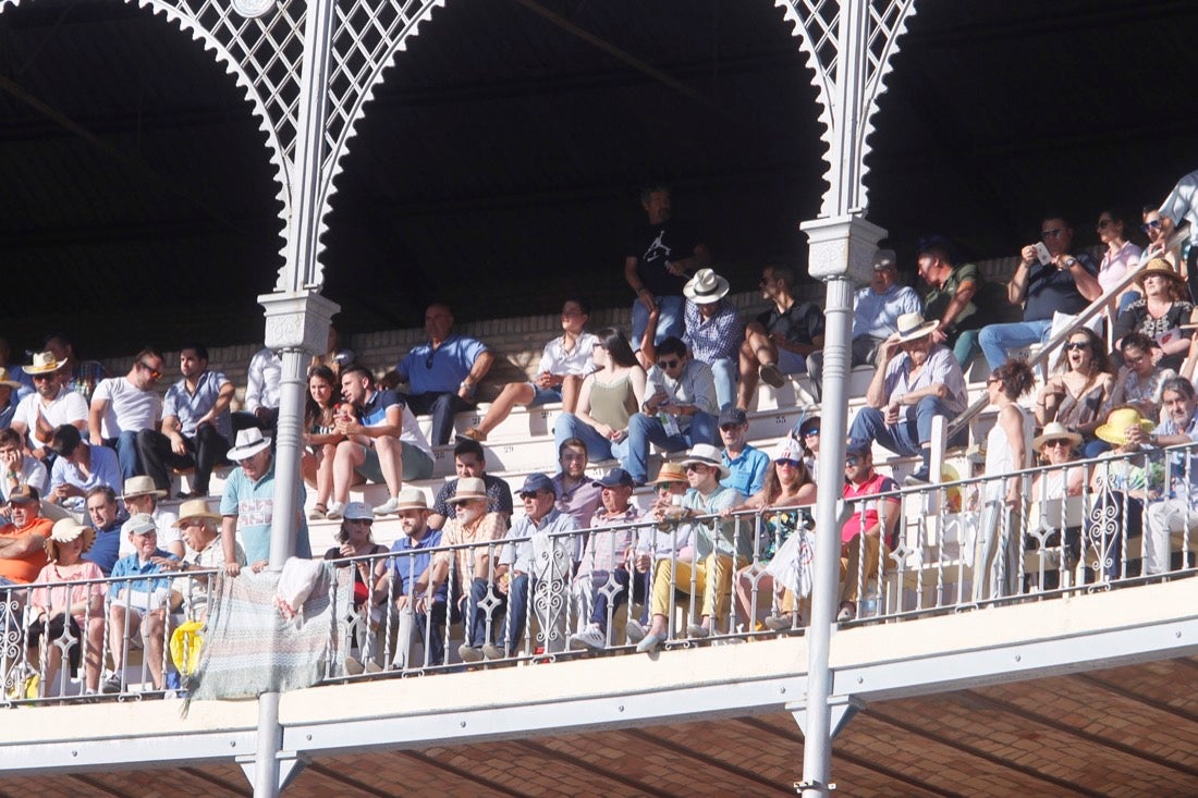 Fueron muchos los que acudieron a la plaza de toros de la ciudad este jueves