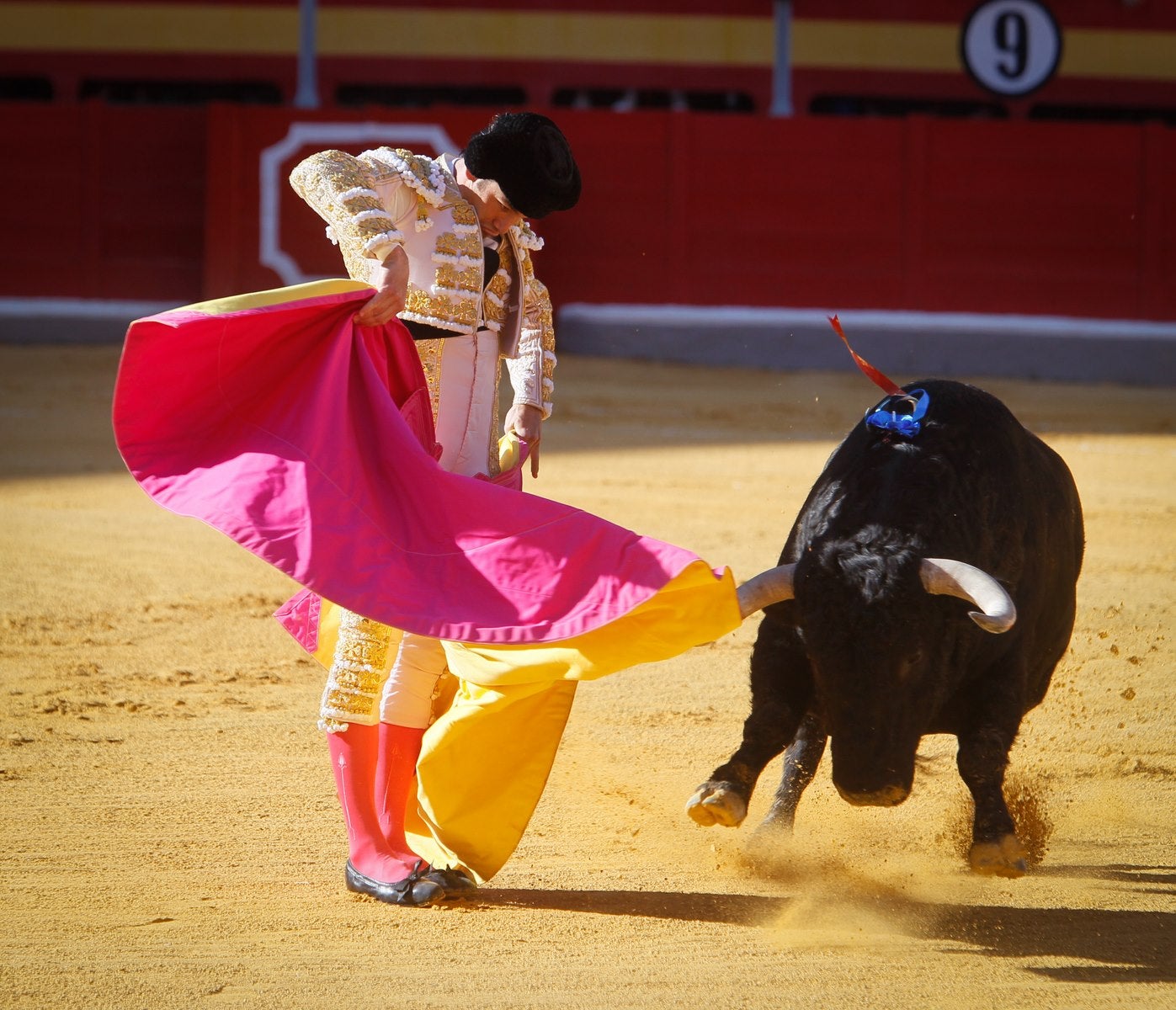 José Garrido salvó la tarde con una faena épica al cuarto, que le volteó de manera aparatosa y estuvo a punto de mandarlo a la enfermería