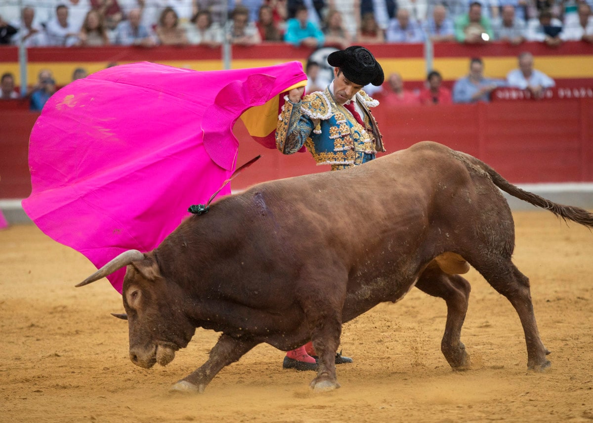 El diestro levanta a la grada con seis orejas y un rabo, confirmando que volvía a la ciudad nazarí con lo mejor de su tauromaquia