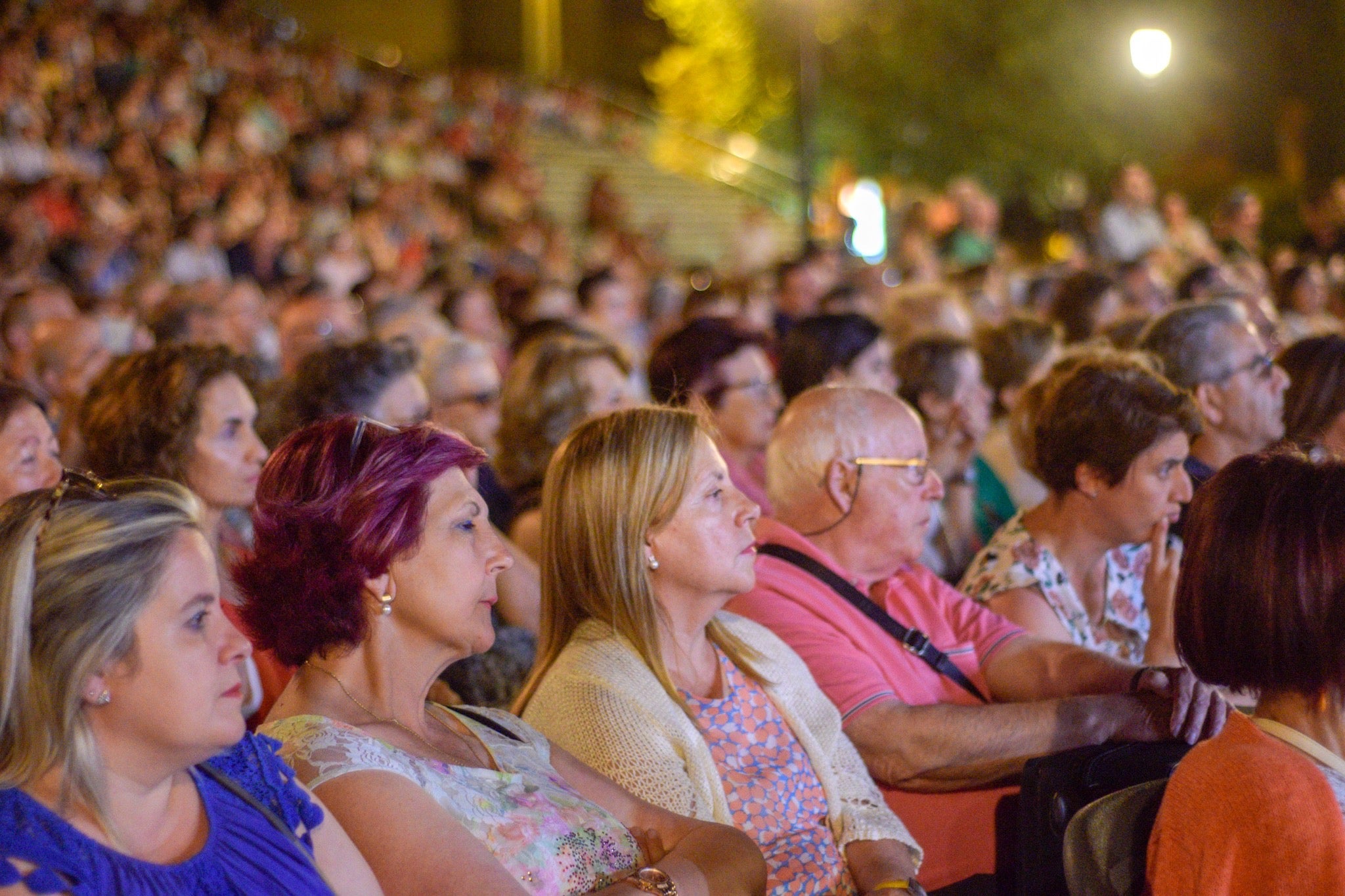 Un espectáculo de música y luces en el Palacio de Congresos pone fin a la semana de festejos en la capital nazarí