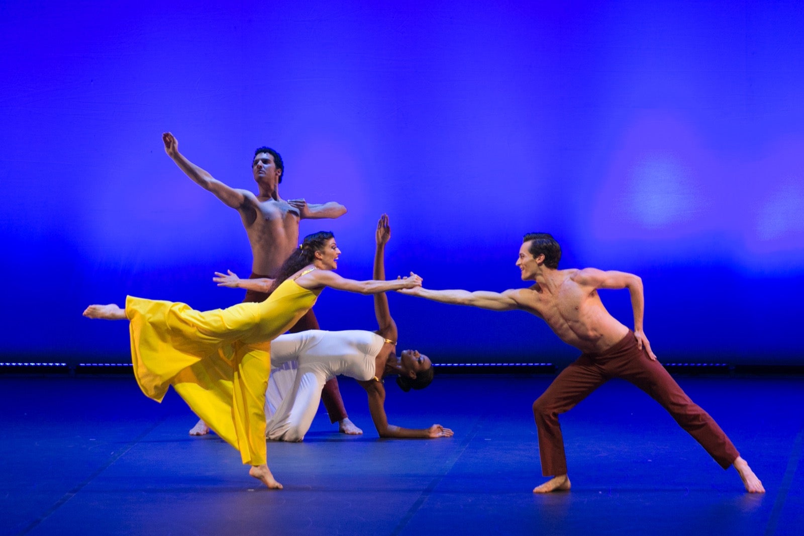 La famosa compañía de danza recordó anoche a la artista de Pensilvania con cuatro de sus más brillantes coreografías
