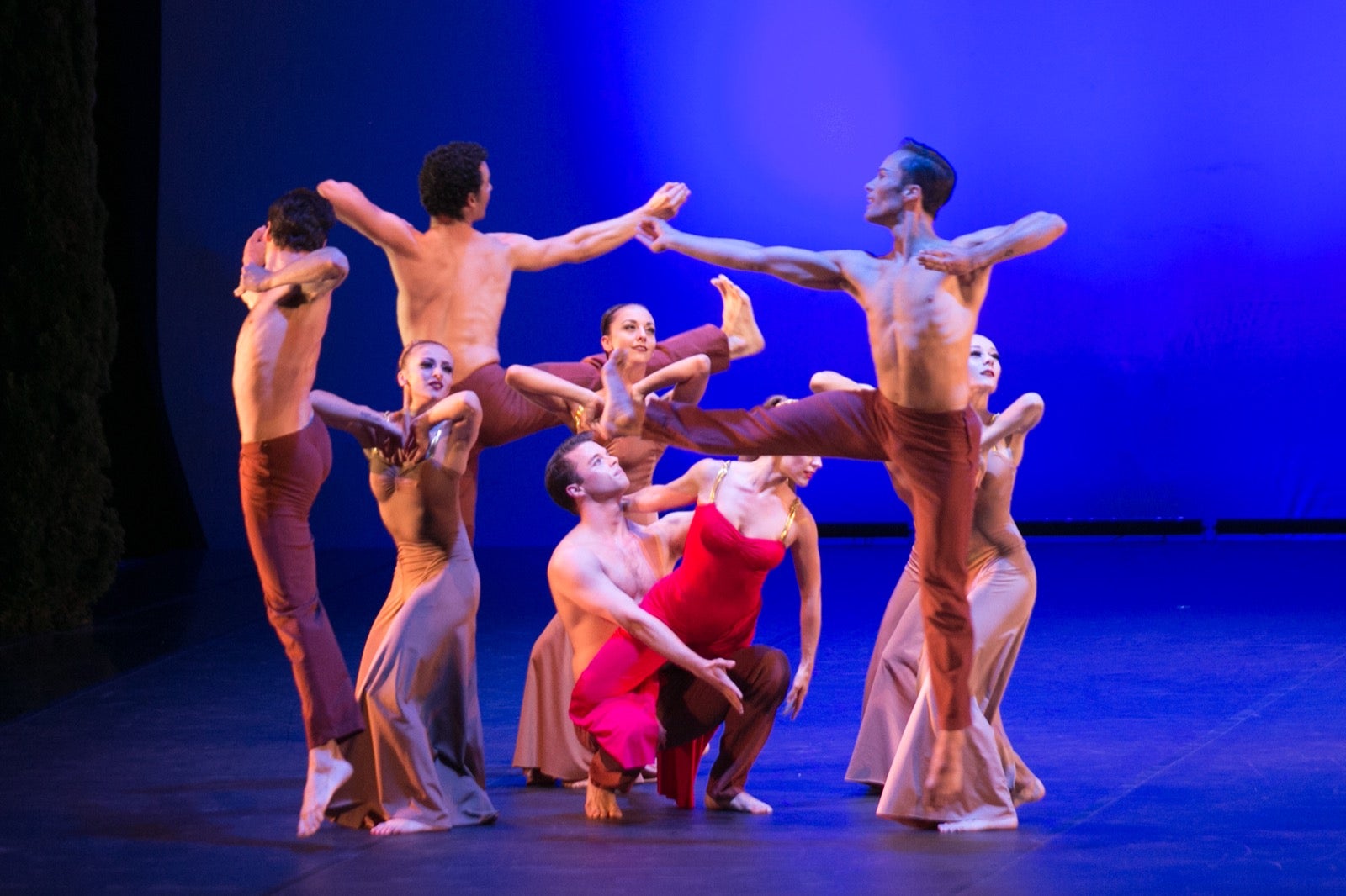 La famosa compañía de danza recordó anoche a la artista de Pensilvania con cuatro de sus más brillantes coreografías