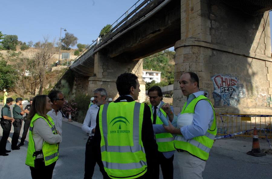 La consejera de Fomento, Infraestructuras y Ordenación del Territorio, Marifrán Carazo, confía en que las obras, valoradas en 700.000 euros, estén acabadas en el plazo de cinco meses