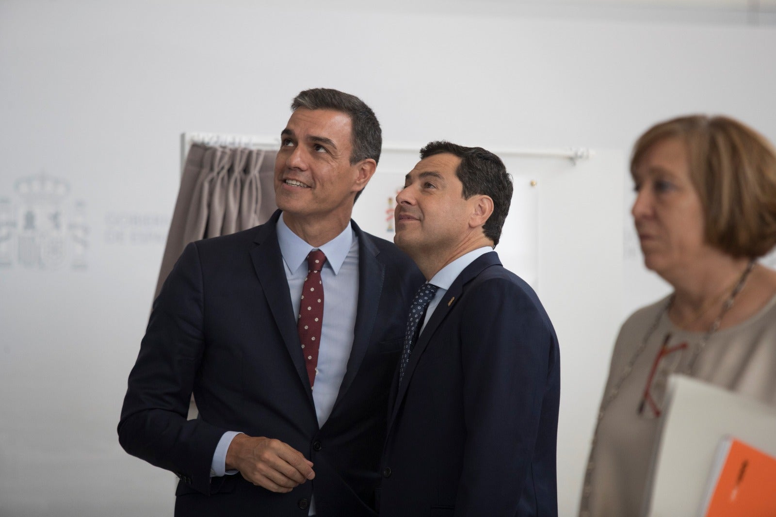 El presidente del Gobierno, Pedro Sánchez, inaugura en Antequera la línea que une está ciudad con Granada y Madrid