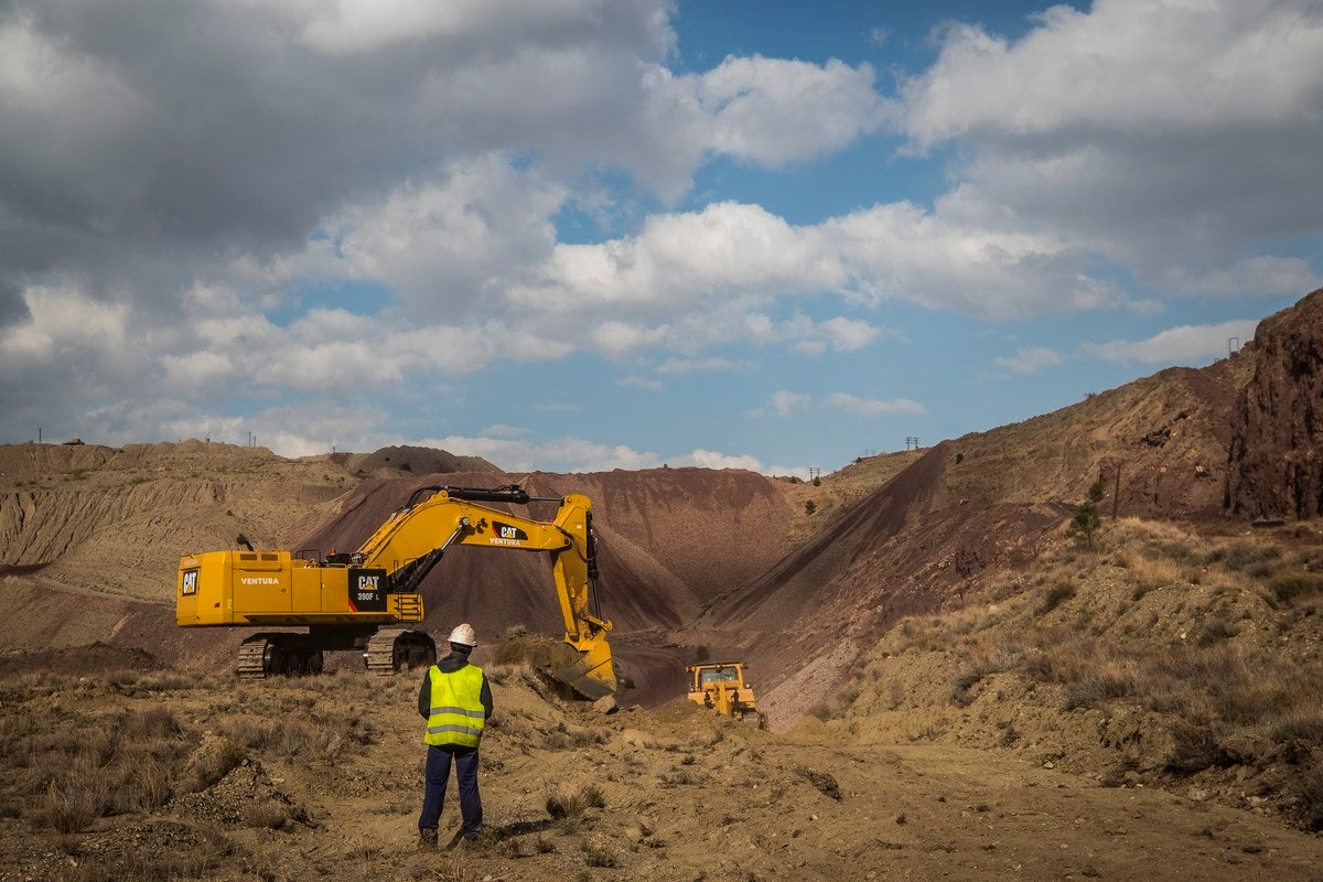 Así son las antiguas minas de Alquife