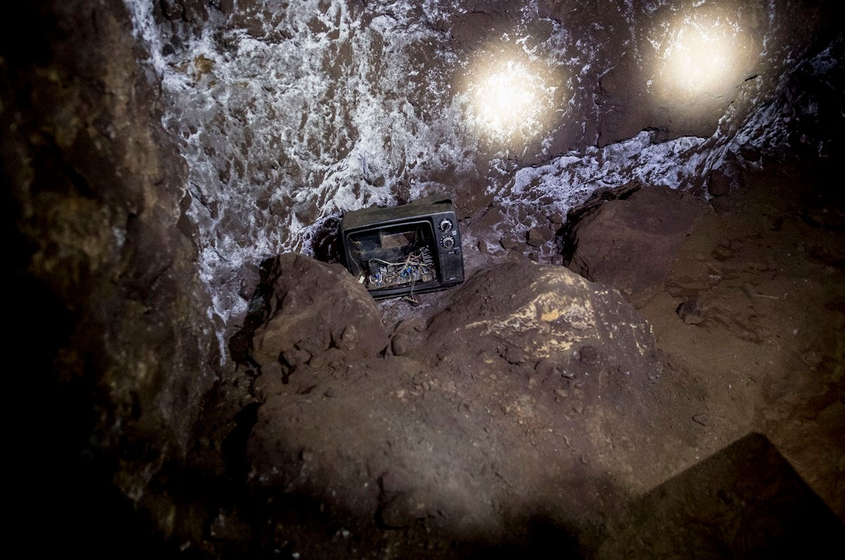 Así son las antiguas minas de Alquife