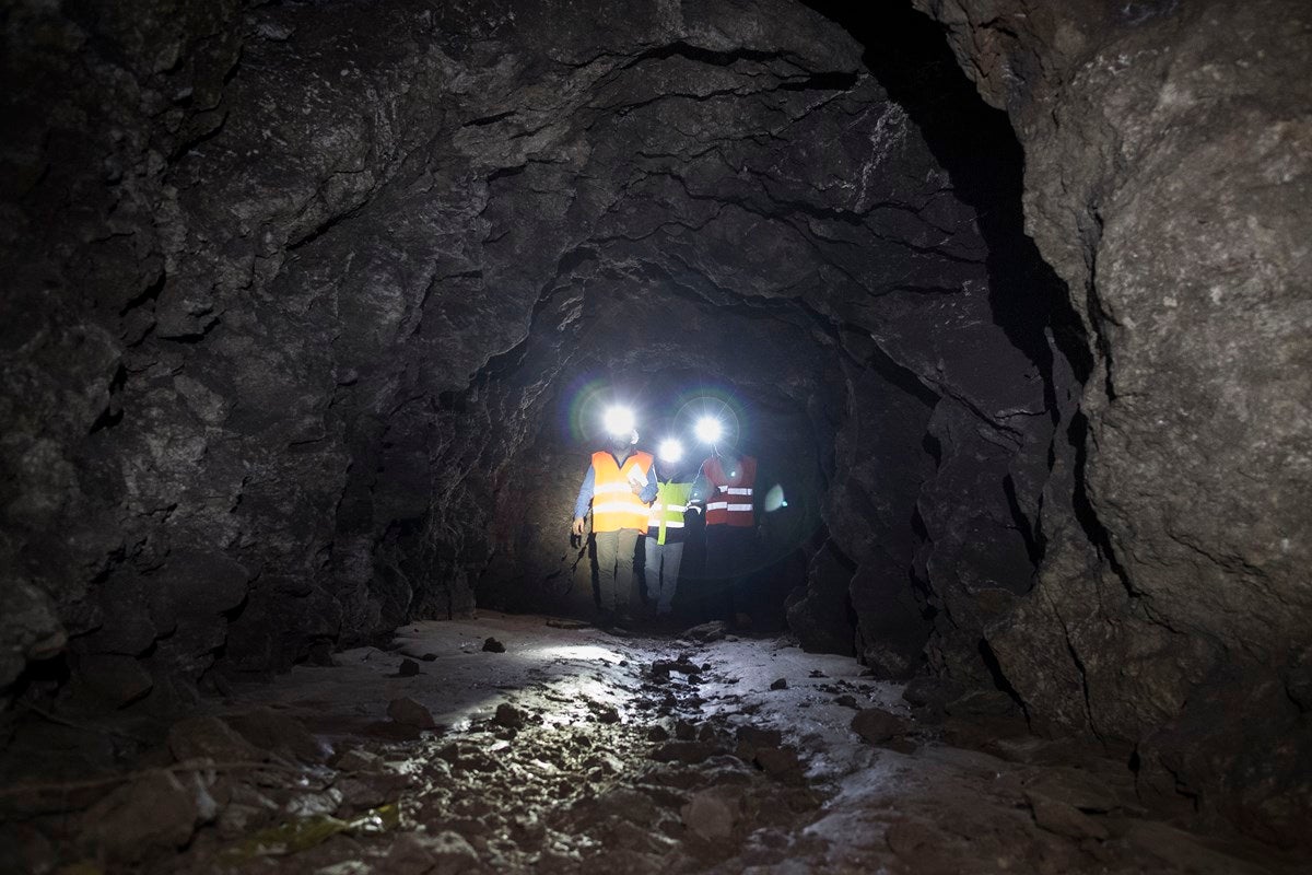 Así son las antiguas minas de Alquife