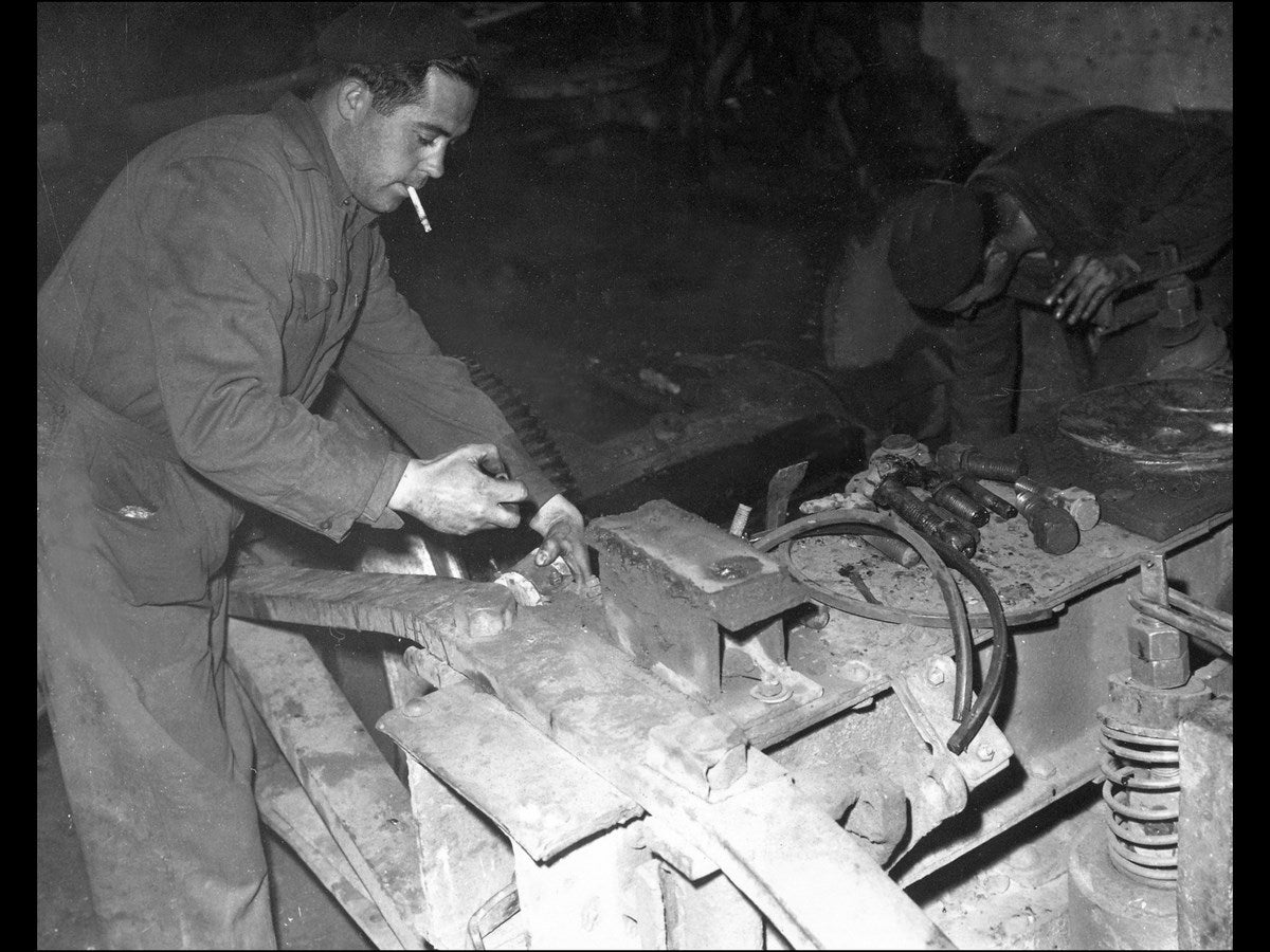 Fotografías históricas de las minas de Alquife