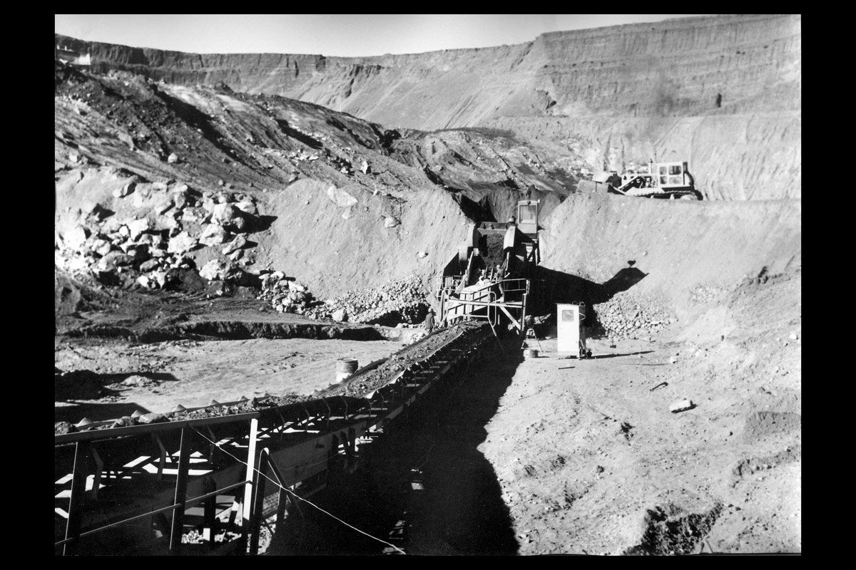 Fotografías históricas de las minas de Alquife