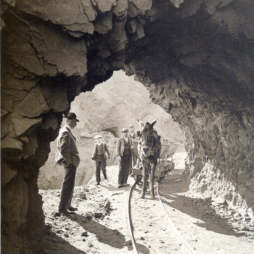 Fotografías históricas de las minas de Alquife