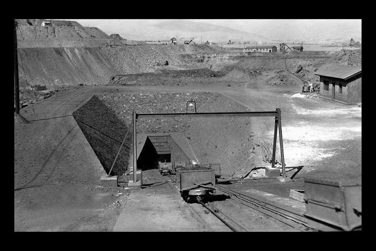 Fotografías históricas de las minas de Alquife