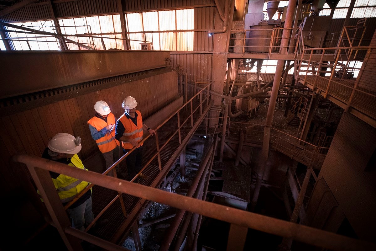 Así se encuentra el poblado minero de Alquife