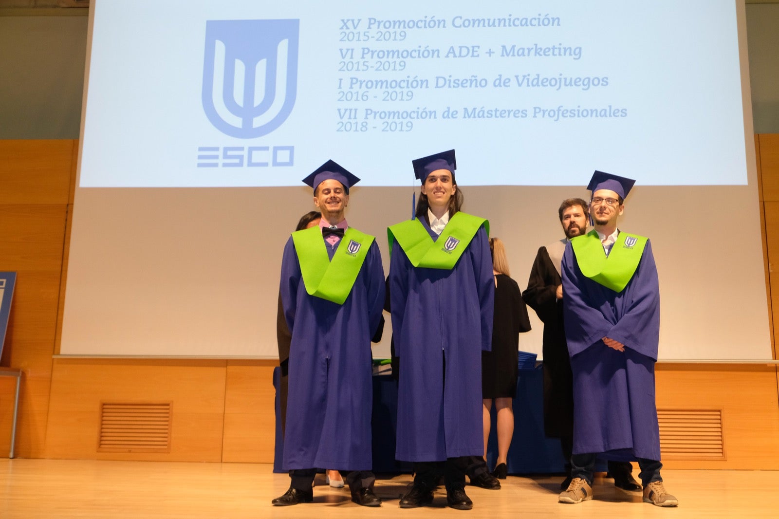 Después de cuatro años de estudios, la de anoche era una fecha muy esperada para varias promociones de esta escuela